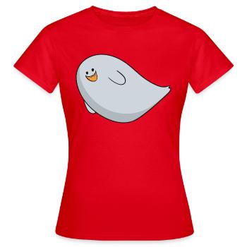Ghost - Women's T-Shirt - red - Front - AI Model Female 172 dark (172cm)