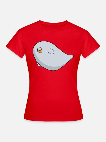 Ghost - Frauen T-Shirt - Rot