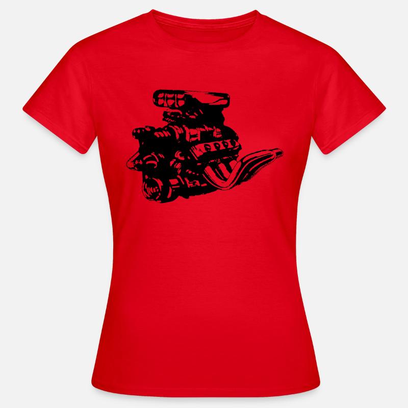 V8 engine - Women's T-Shirt - red