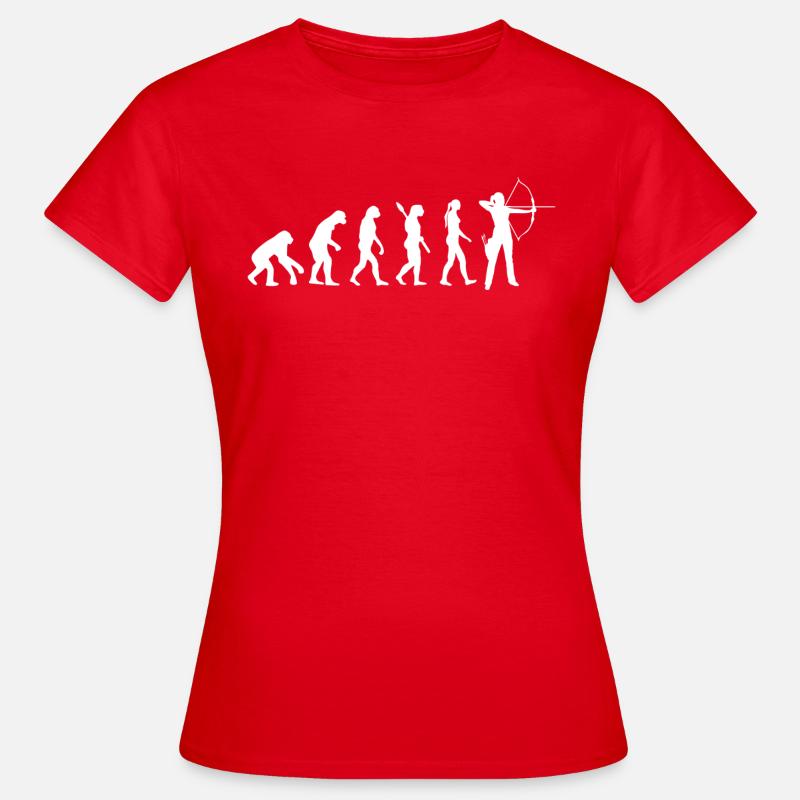Evolution Archerette WH - Frauen T-Shirt - Rot