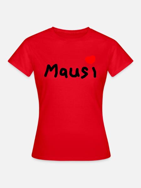 Mausi - Frauen T-Shirt - Rot