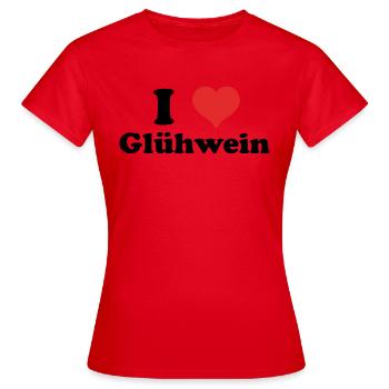 J’adore le vin chaud - T-shirt Femme - rouge - Devant - AI Model Female 172 dark (172cm)