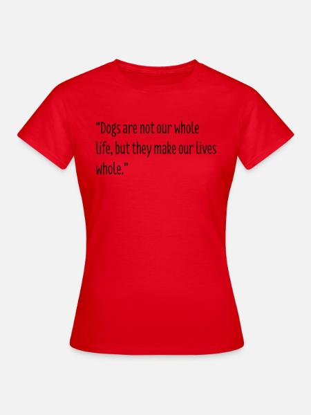 Dog Lovers - Women's T-Shirt - red