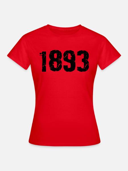 1893 - Frauen T-Shirt - Rot