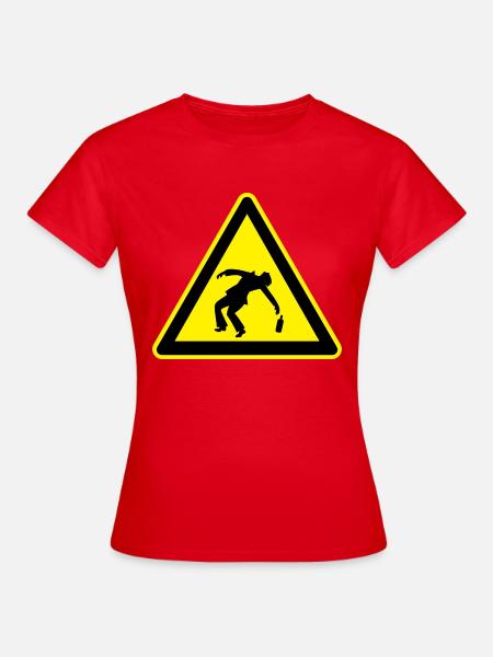 drunken - Frauen T-Shirt - Rot