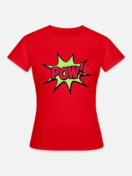 Pow - Women's T-Shirt - red