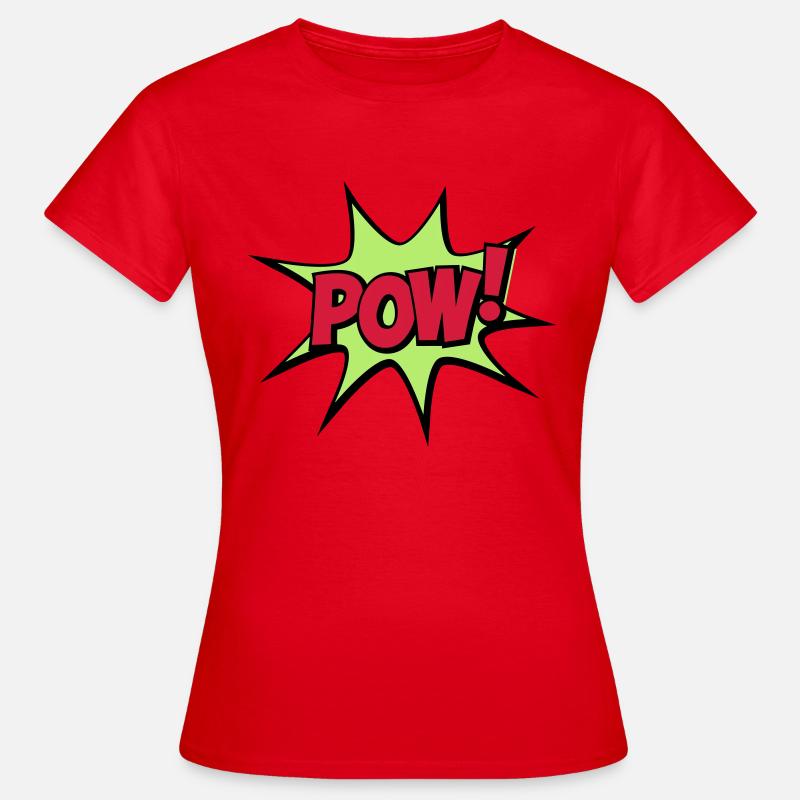 Pow - Women's T-Shirt - red