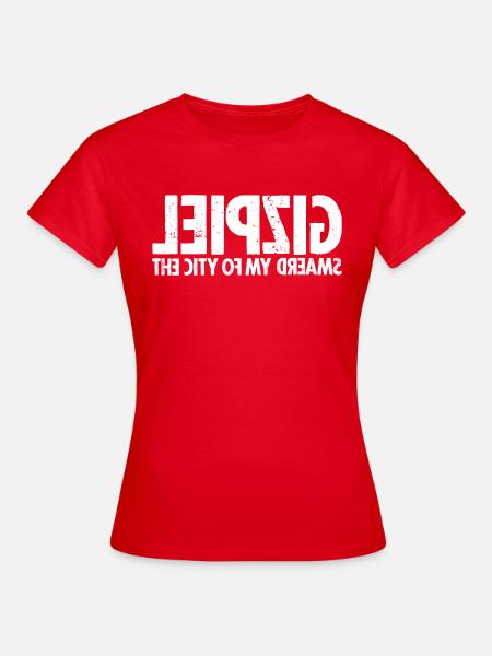 Leipzig (white oldstyle) - Frauen T-Shirt - Rot