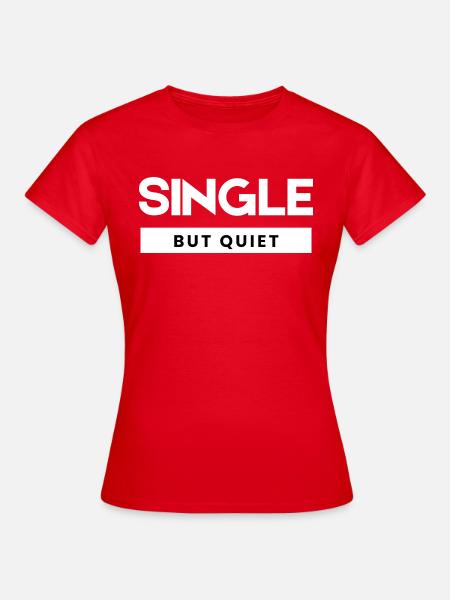 Solo, aber malend - Frauen T-Shirt - Rot