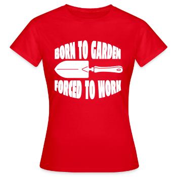Gärtner Hobbygärtner Garten Geschenk Obstgarten - Frauen T-Shirt - Rot - Vorne - AI Model Female 172 dark (172cm)