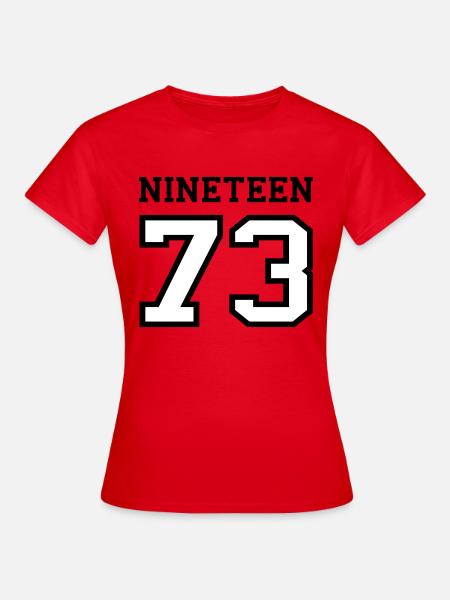 1973 - T-shirt Femme - rouge