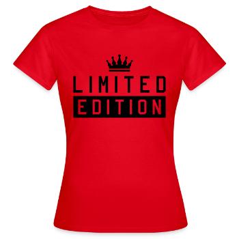 limited edition - Frauen T-Shirt - Rot - Vorne - AI Model Female 172 dark (172cm)