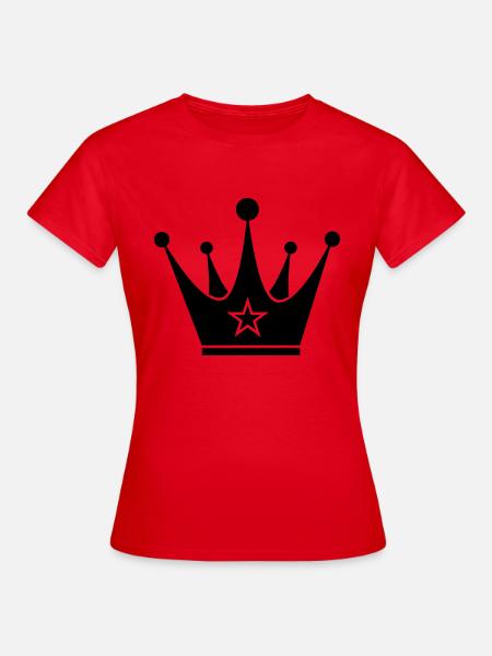 crown - Frauen T-Shirt - Rot