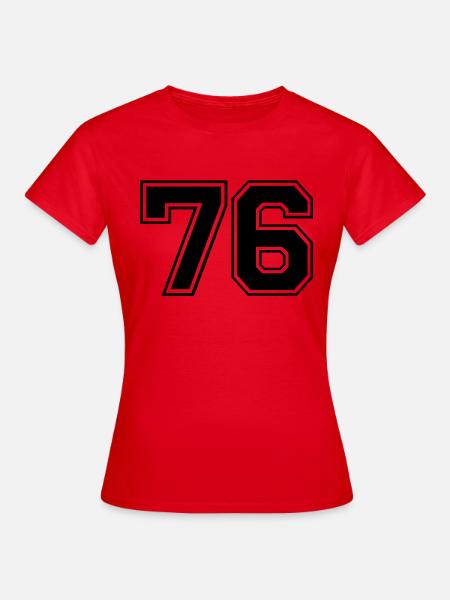 76 - Frauen T-Shirt - Rot