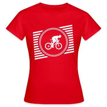 coureur - T-shirt Femme - rouge - Devant - AI Model Female 172 dark (172cm)