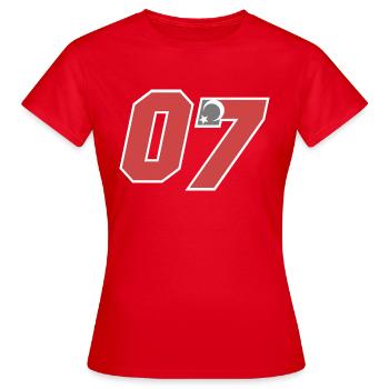 Antalya - Frauen T-Shirt - Rot - Vorne - AI Model Female 172 dark (172cm)