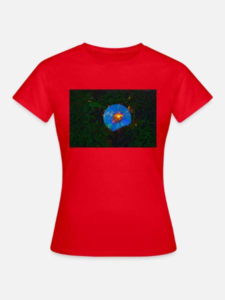 Leuchti CD - Frauen T-Shirt - Rot