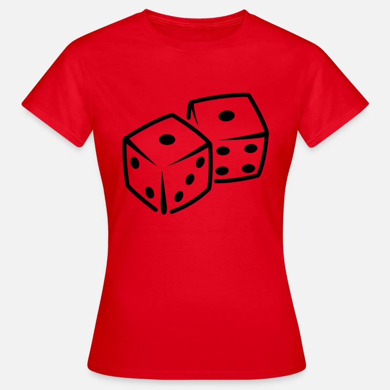 dices - Women's T-Shirt - red