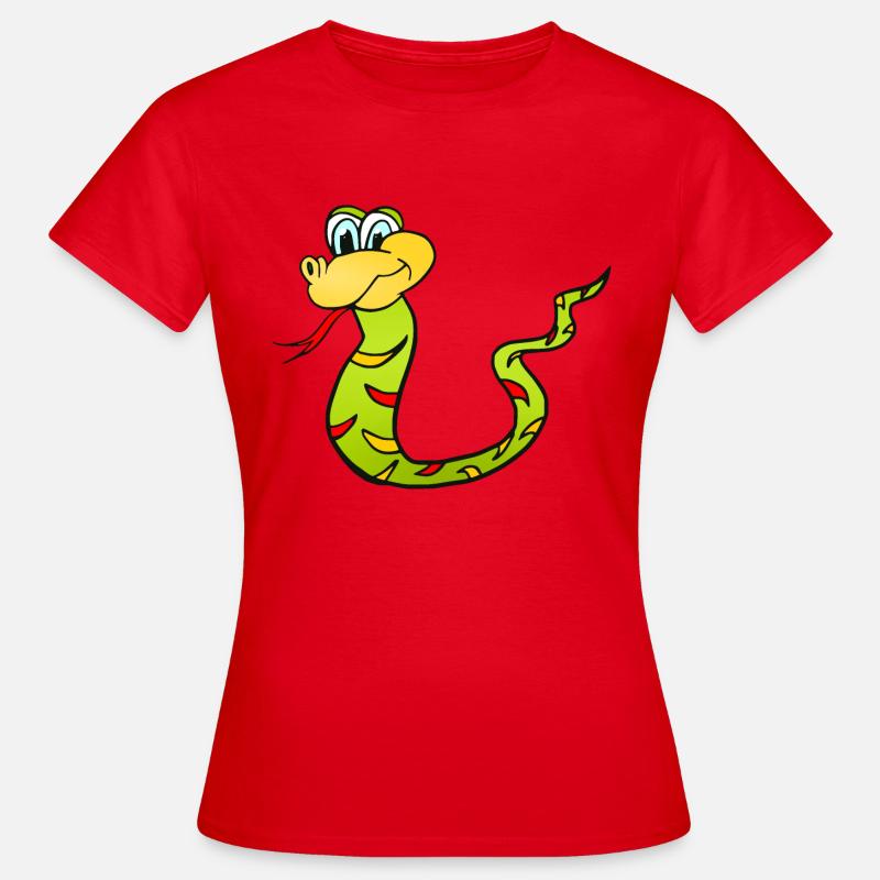 Snake Snake - Women's T-Shirt - red