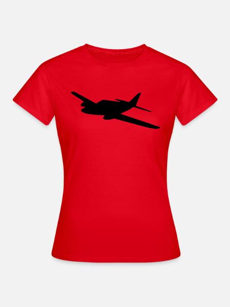 Leichtflugzeug - Frauen T-Shirt - Rot