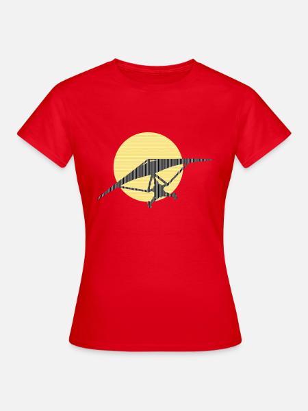Ultralight kite flying gift - Women's T-Shirt - red