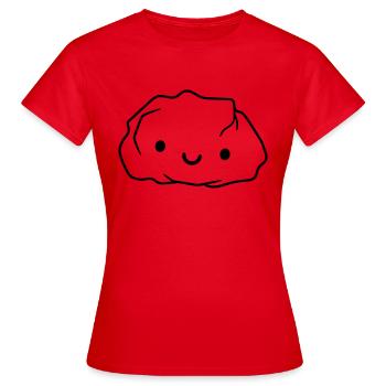 kiesel stein felsen - Frauen T-Shirt - Rot - Vorne - AI Model Female 172 dark (172cm)