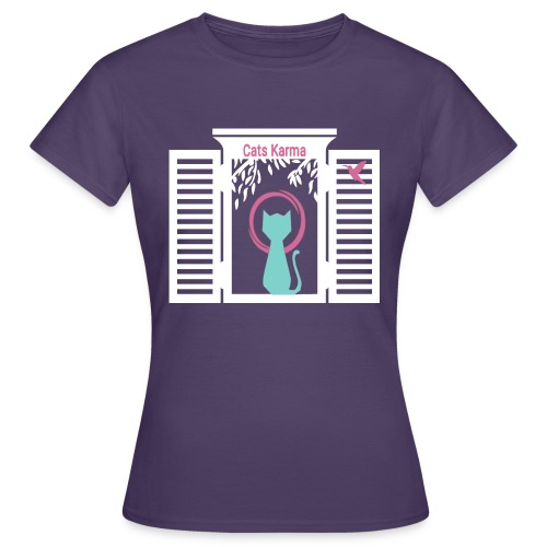 CATS KARMA - Frauen T-Shirt
