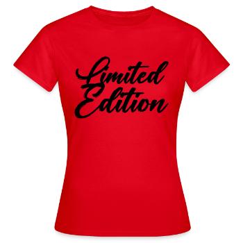 limited edition - Frauen T-Shirt - Rot - Vorne - AI Model Female 172 dark (172cm)