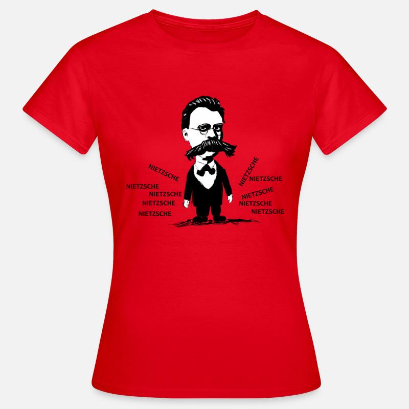Nietzsche - Women's T-Shirt - red