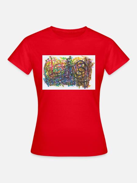 240628 02 - Frauen T-Shirt - Rot
