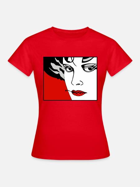 Vulkan 3 - Frauen T-Shirt - Rot
