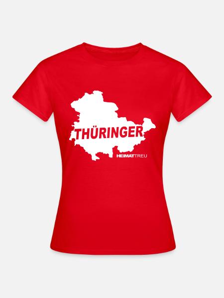 Thüringer Treue - Frauen T-Shirt - Rot