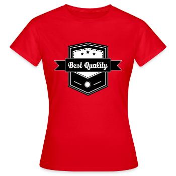 Meilleure qualité - T-shirt Femme - rouge - Devant - AI Model Female 172 dark (172cm)