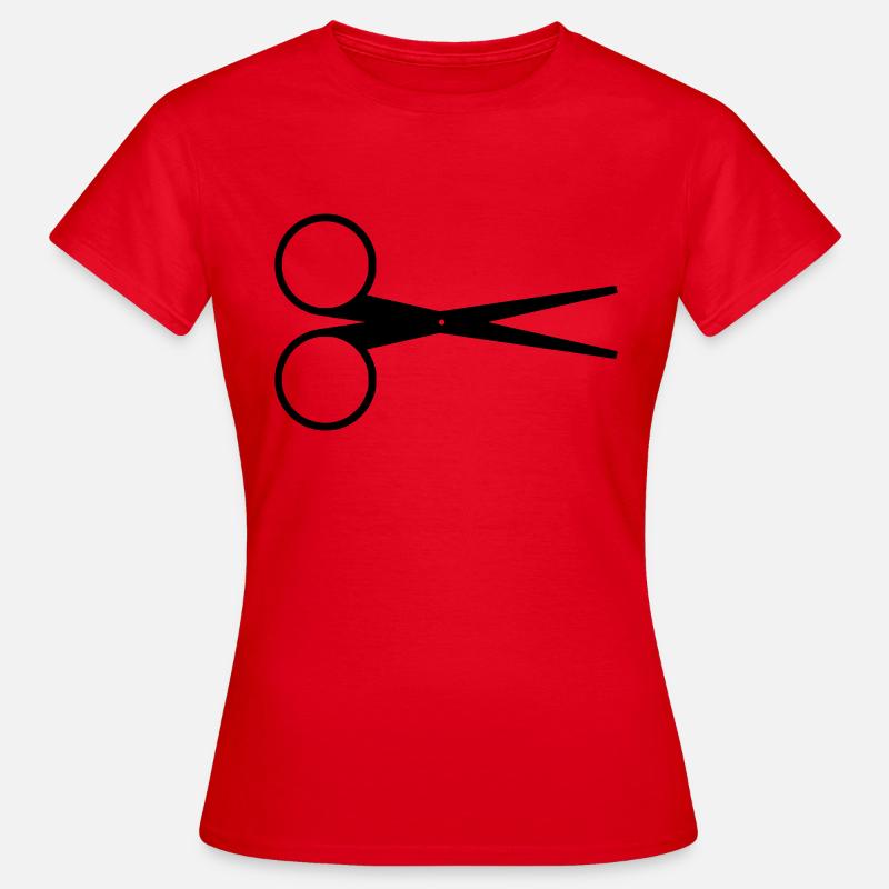 scissors - Women's T-Shirt - red