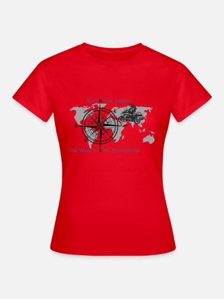 Abenteuerreisen GS - Frauen T-Shirt - Rot
