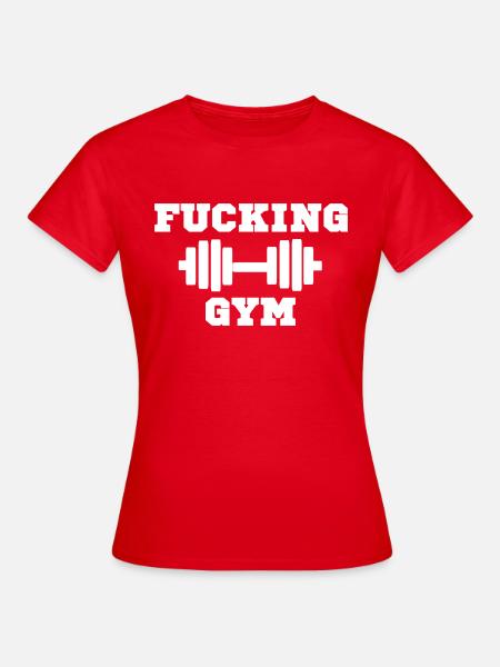 Gym - Frauen T-Shirt - Rot