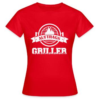 Contract griller - Women's T-Shirt - red - Front - AI Model Female 172 dark (172cm)