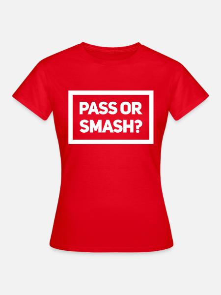 Smash - Frauen T-Shirt - Rot