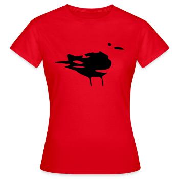 vogel - Frauen T-Shirt - Rot - Vorne - AI Model Female 172 dark (172cm)