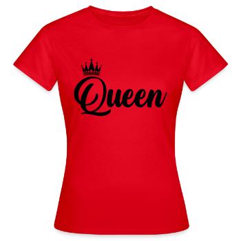 reine - T-shirt Femme - rouge - Devant - AI Model Female 172 dark (172cm)