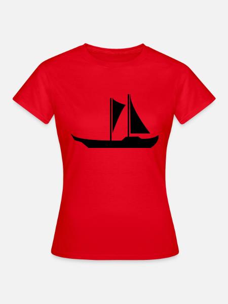 boot - Frauen T-Shirt - Rot