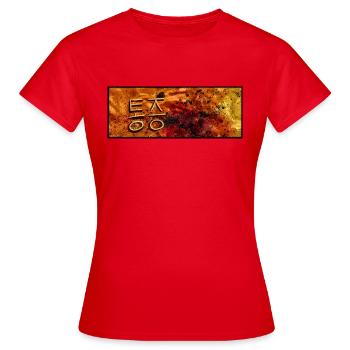 Schmerz - Frauen T-Shirt - Rot - Vorne - AI Model Female 172 dark (172cm)
