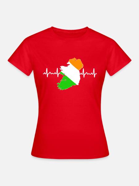 Irland - Frauen T-Shirt - Rot