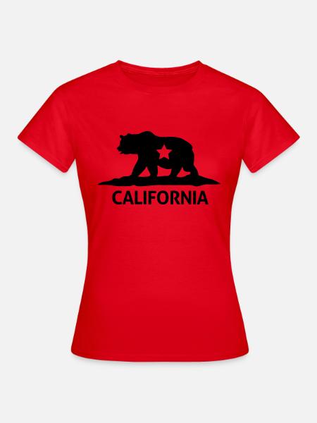 california - Women's T-Shirt - red