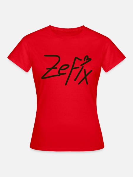 Zefix - Frauen T-Shirt - Rot