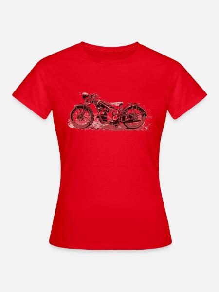 Moto Guzzi - Frauen T-Shirt - Rot