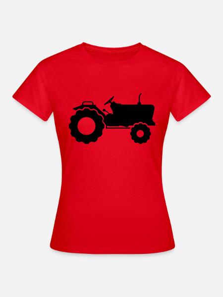 Traktor - Frauen T-Shirt - Rot