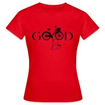 guter tag - Frauen T-Shirt - Rot - Vorne - AI Model Female 172 dark (172cm)