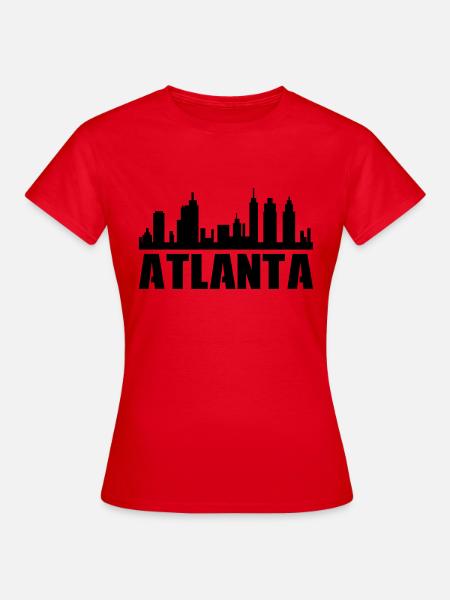 Atlanta - Frauen T-Shirt - Rot