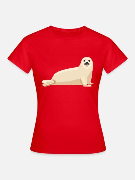 Robbe - Frauen T-Shirt - Rot